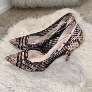 JIMMY CHOO Hettie snakeskin pumps